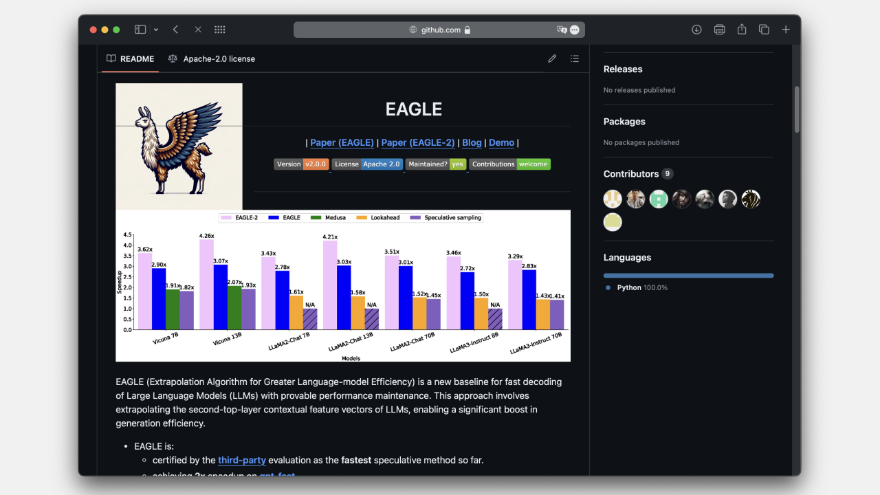 Разработчики обновили EAGLE — метод для ускорения генерации ответов ...